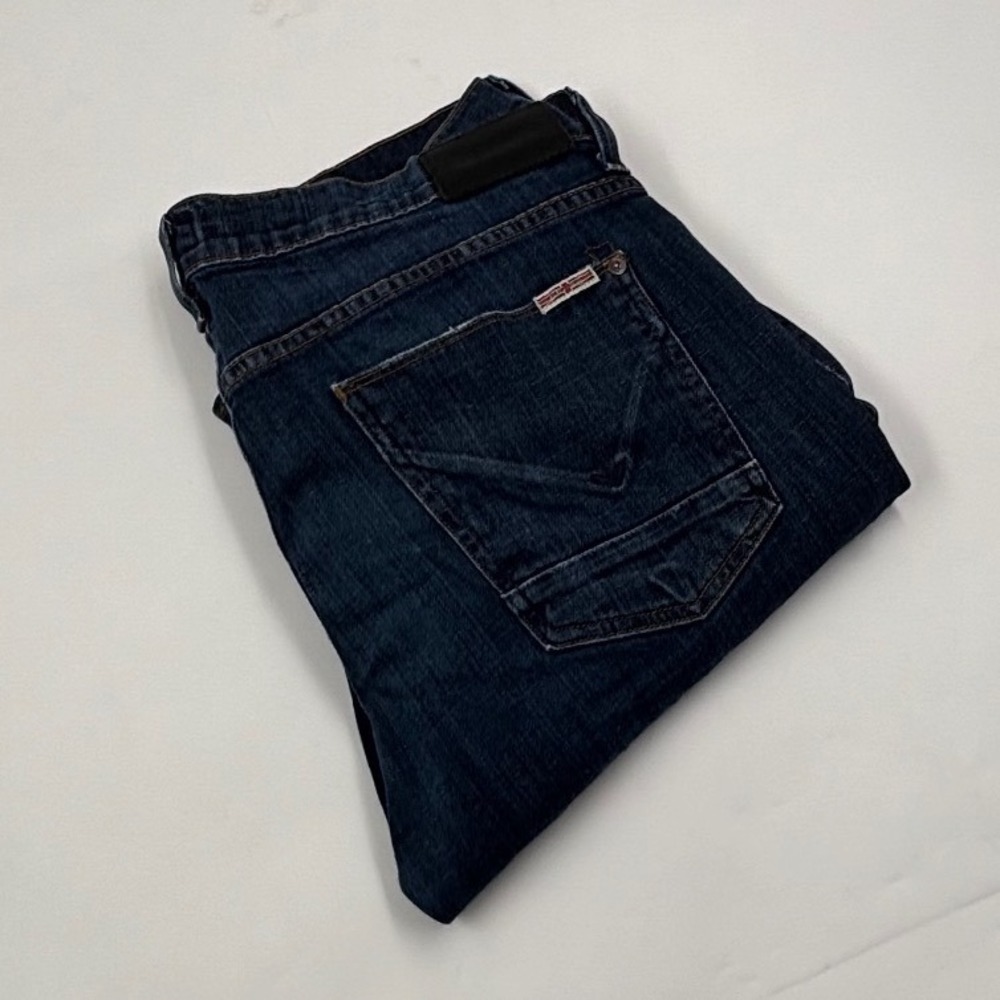 Hudson Men's 36 Byron 5 Pocket Straight Dark Wash Denim Jeans